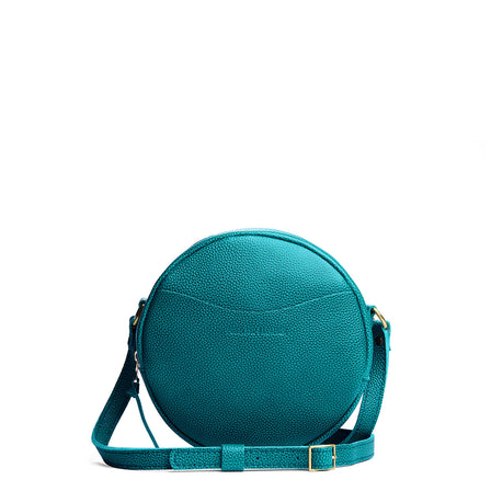 Aquarius*Large | Circle shaped crossbody bag with top zipper