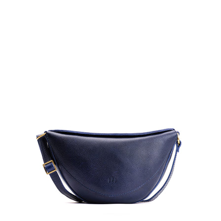 Cobalt*Small | Petite half circle shaped sling bag