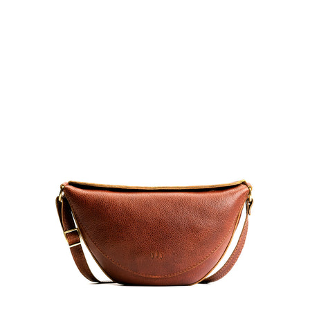 Nutmeg*Small | Petite half circle shaped sling bag