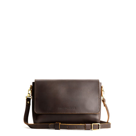 Grizzly*Mini | Small Leather Crossbody Bag with Magnetic Messenger Bag Closure