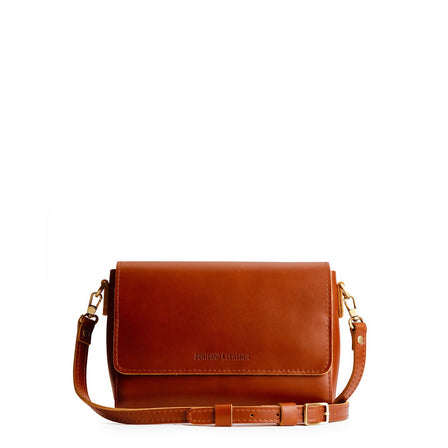 Madrone*Mini | Small Leather Crossbody Bag with Magnetic Messenger Bag Closure