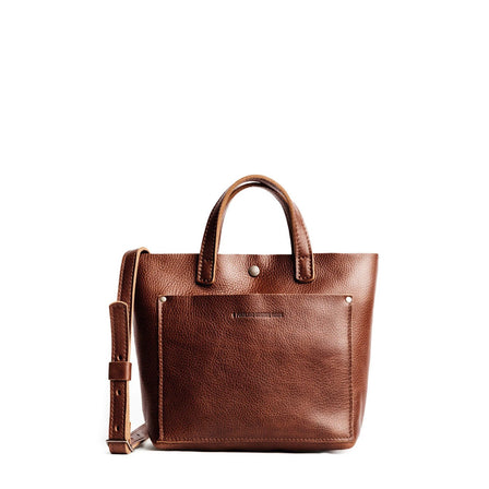 Nutmeg*Classic | Crossbody tote bag with snap closure and front pocket