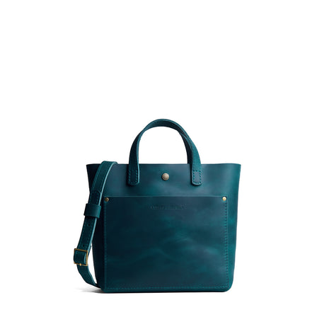 Westward Blue*Classic | Crossbody tote bag with snap closure and front pocket