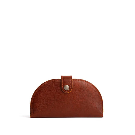 Nutmeg | Semicircle bifold wallet with snap closure